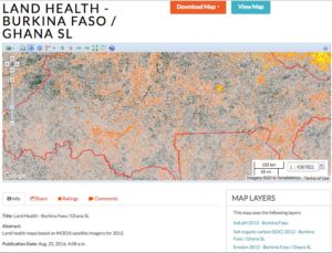 Example of a Sentinel Landscapes map